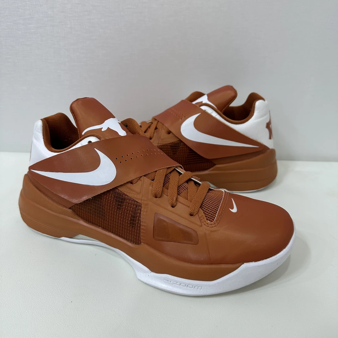 42.5码 99新 原盒 杜兰特4 kd4 得克萨斯州 沙漠橙 篮球鞋 男鞋