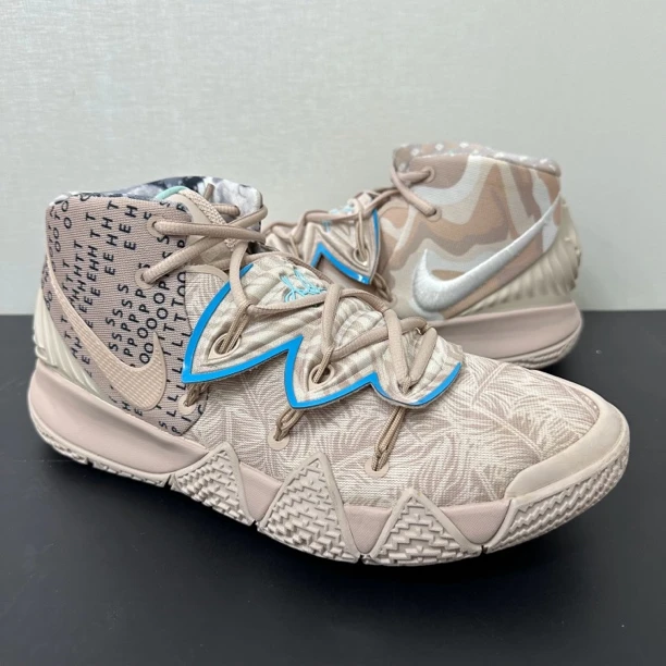 44.5码 99新 原盒 欧文s2 kyrie s2 蓝褐 实战篮球鞋 男鞋