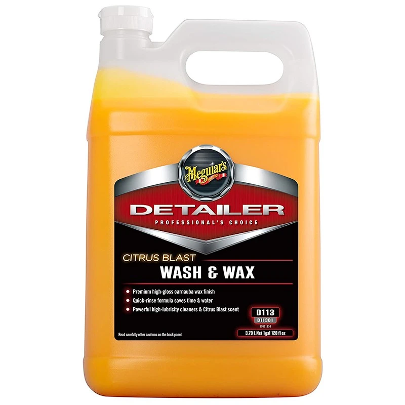 3M美光【柑橘蜡水】强力洗车液高润滑巴西棕榈1:128原装进口加仑装