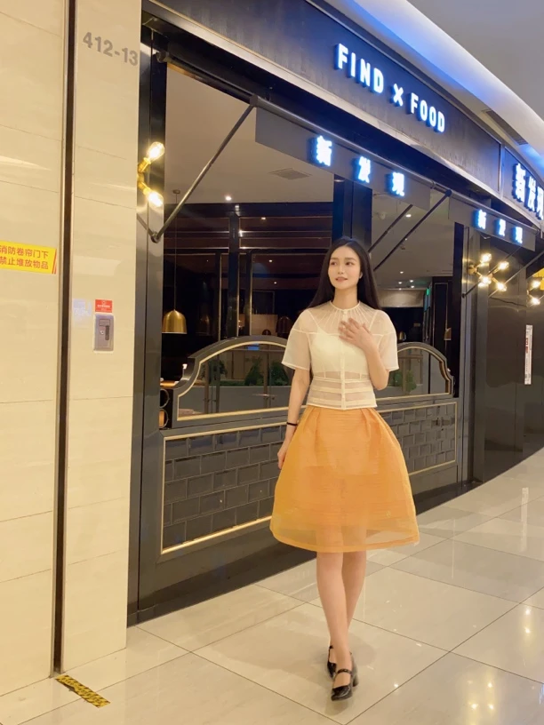 蜜画-大牌穿搭D牌 春夏桑蚕丝轻薄款短裙套装