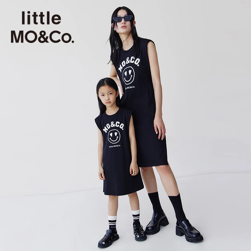 【亲子装】littlemoco童装女童防蚊背心连衣裙宽松#KBB2DRS053