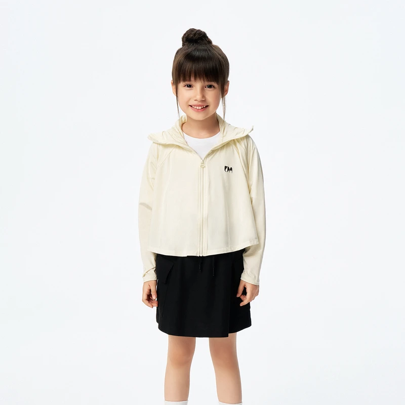 littlemoco童装24夏新款女童防晒UPF40+长袖轻薄外套#KBD2JKTT02