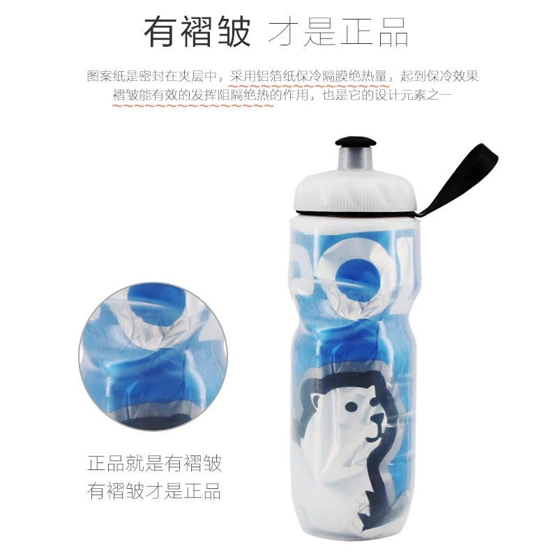 美国Polar Bottle北极熊骑行水壶挤压式保冷公路单自行车运动水杯