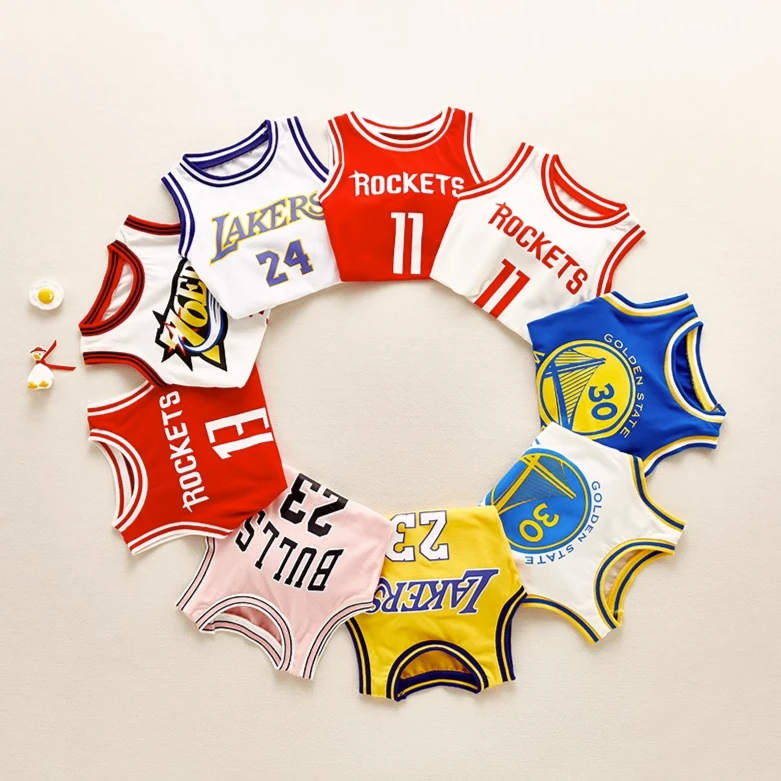 婴儿夏季连体衣洋气运动篮球衣包屁衣2005