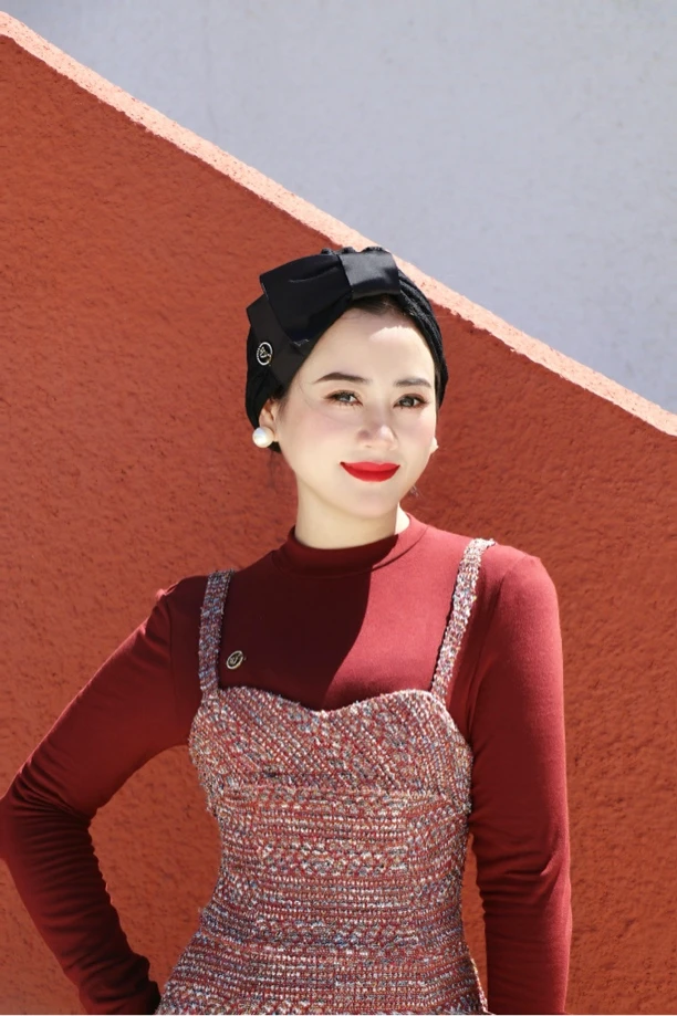 海南少数民族原创MF-T2236设计蕾丝帽回族高级时尚帽