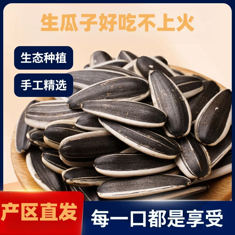 净重2斤生瓜子葵花籽内蒙古原味瓜子葵瓜子香瓜子散装