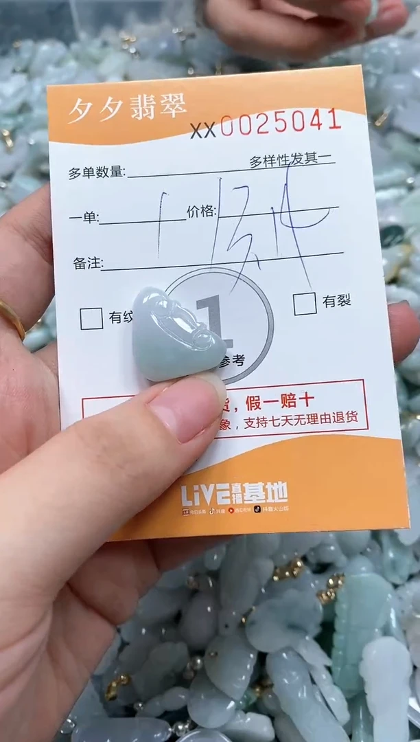 【闪购商品】翡翠颈饰未镶嵌闪购商品002541