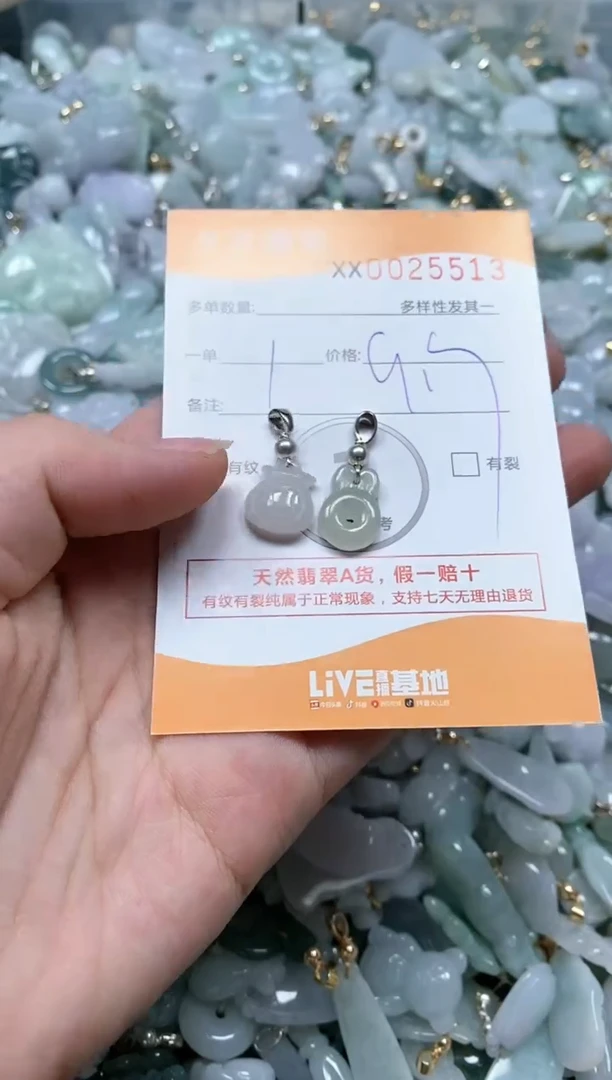 【闪购商品】翡翠颈饰未镶嵌闪购0025513
