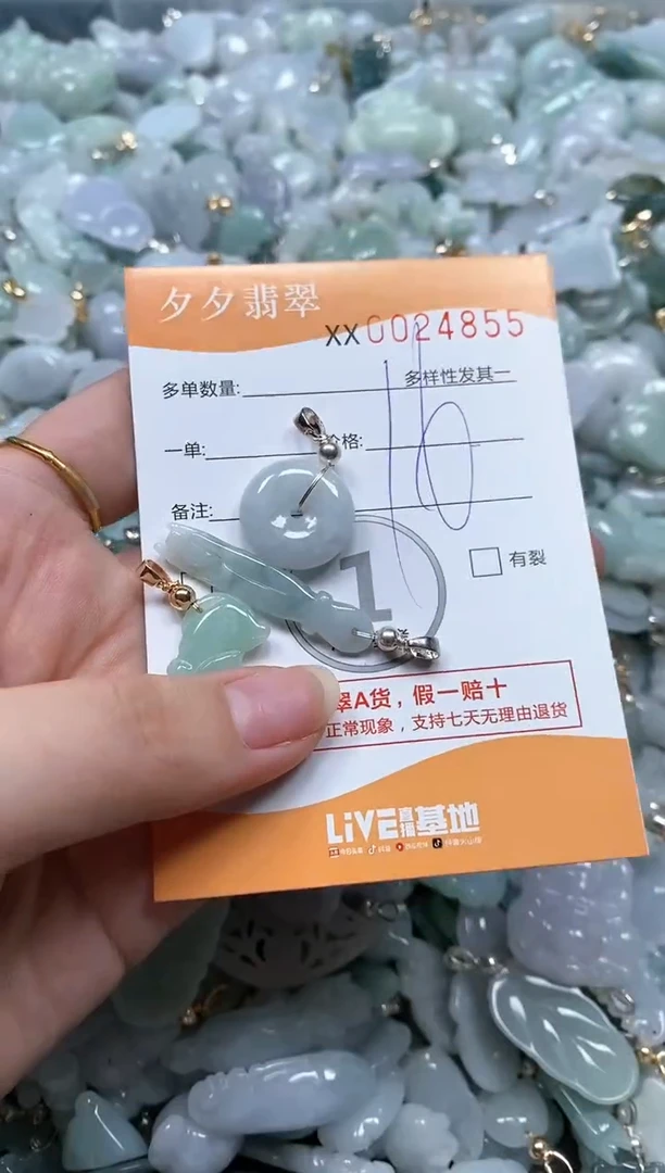 【闪购商品】翡翠颈饰未镶嵌闪购商品0024855