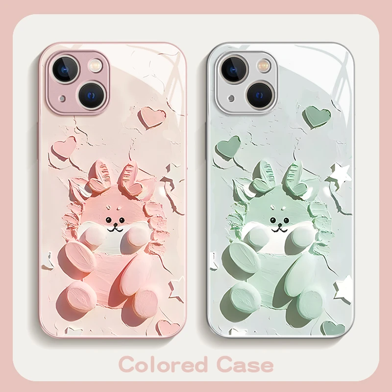 系帆妮适用iPhone15promax苹果14手机壳保护套12油画小龙13华为壳