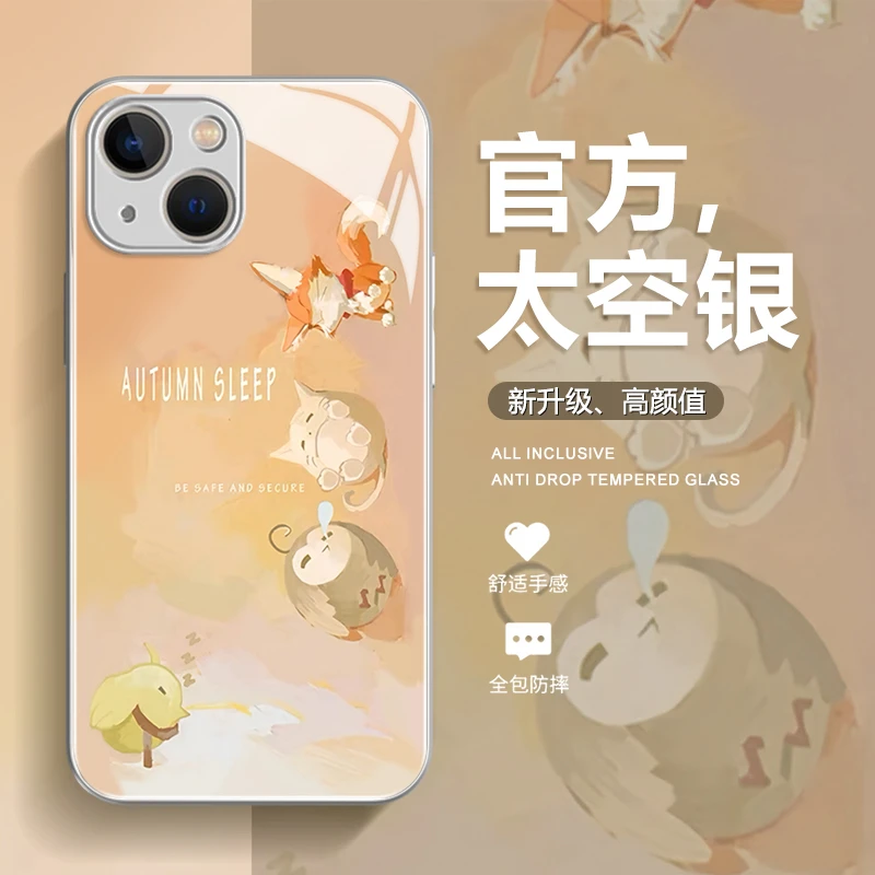 系帆妮适用iPhone15promax苹果14手机壳保护套12瞌睡动物13华为壳
