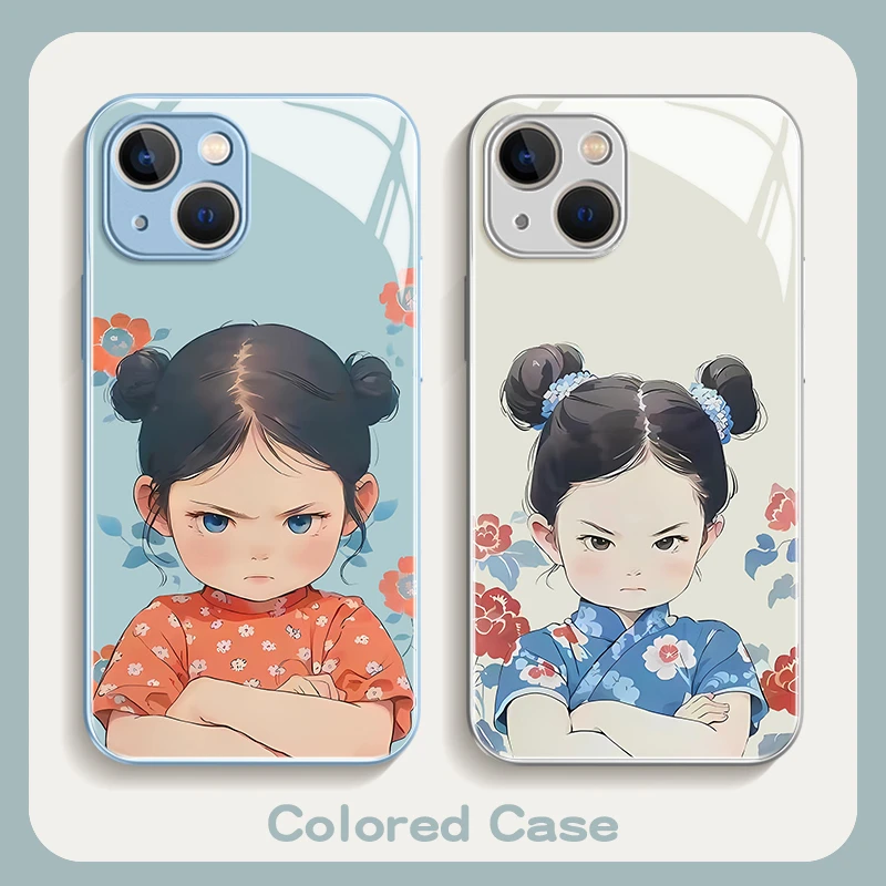 适用iPhone15promax苹果14/13/12插手女孩vivo华为小米xs手机壳xr