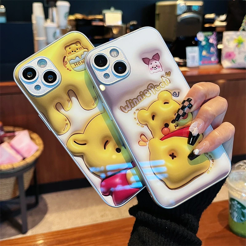 适用苹果14手机壳玻璃通透iPhone13pro保护套12promax硬背软边壳