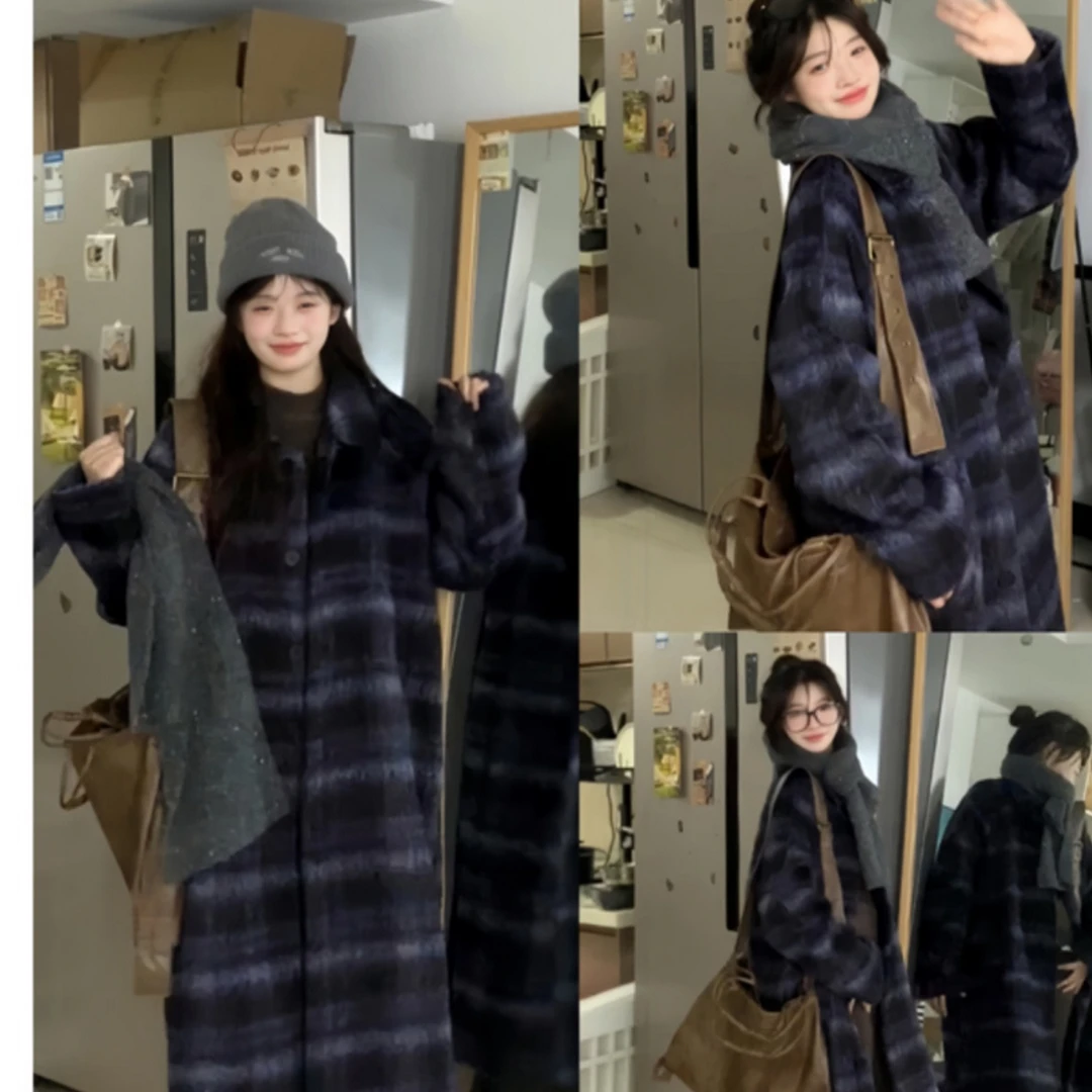 【现货】呢子大衣女新款毛呢外套高级感小个子加厚赫本风超好看大衣