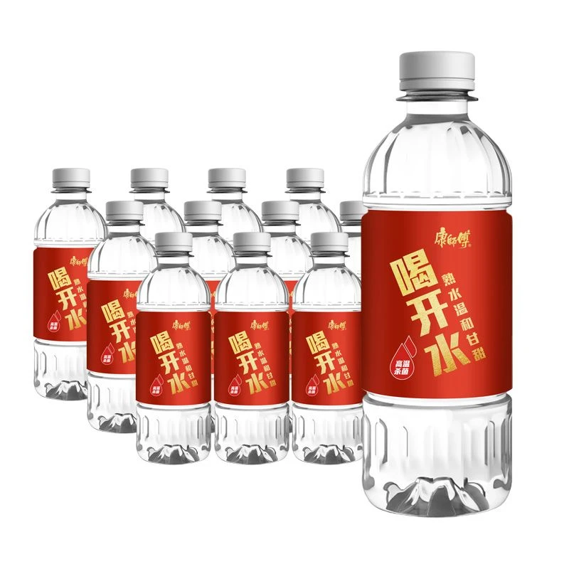 康师傅喝开水380ml*12瓶整箱装家用水温和熟水安心会议饮用水批发