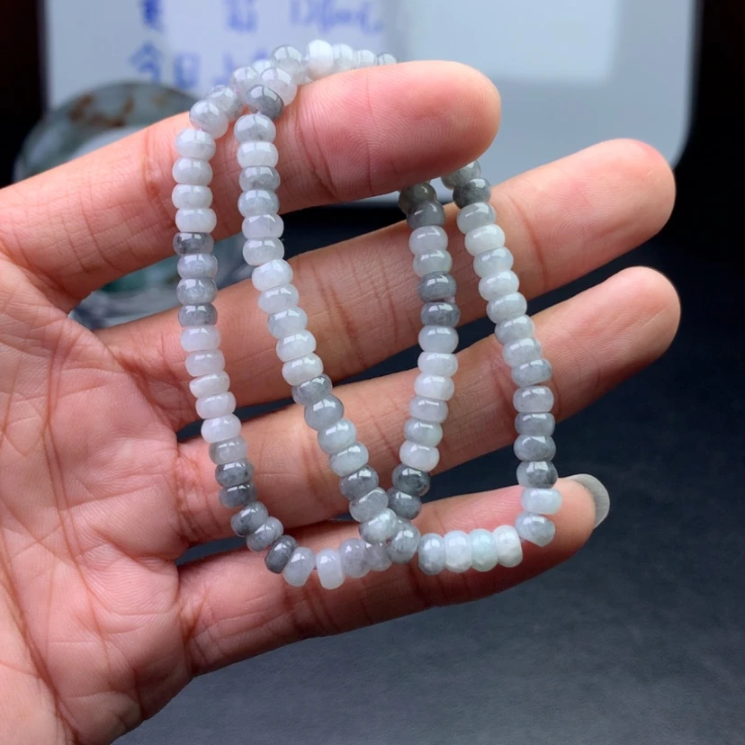 【闪购商品】翡翠翡翠乌鸡手串未镶嵌