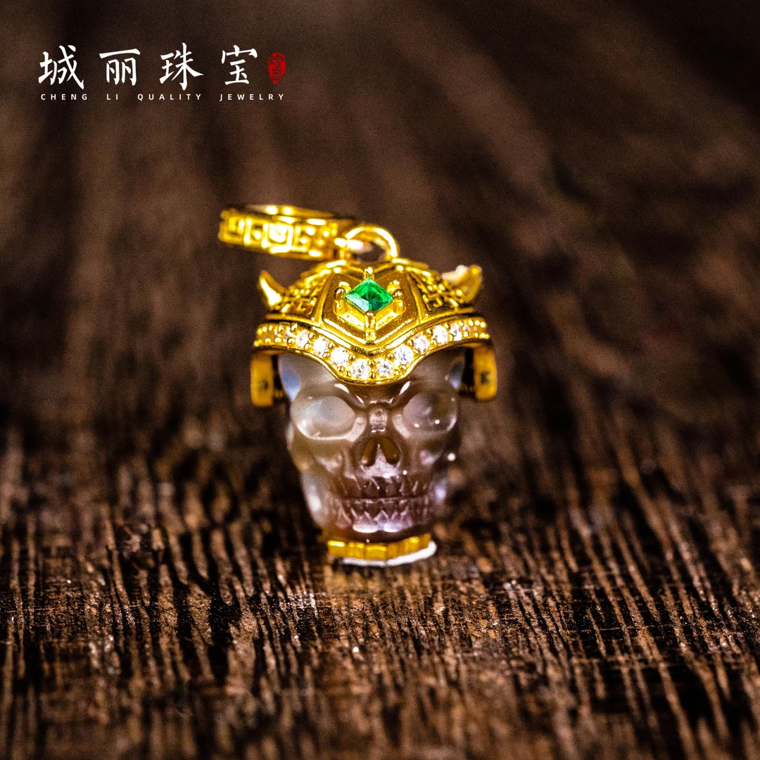 吊坠925银  【城丽】战神阿呆吊坠/个（多样性发）FL-2234