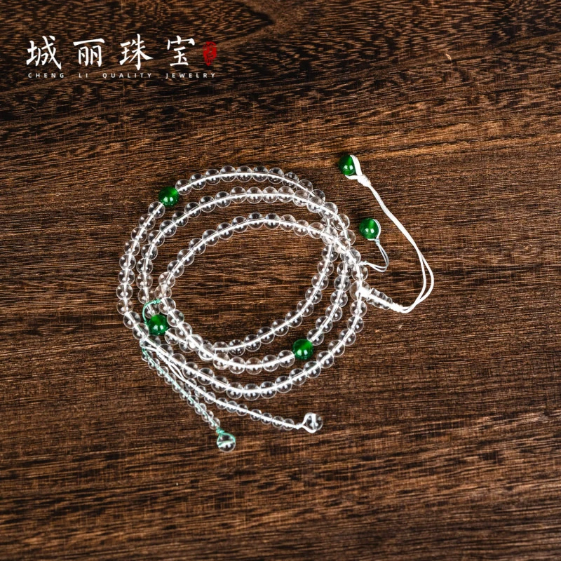 【城丽珠宝】白水晶喜马拉雅多圈项链/条FL-1710