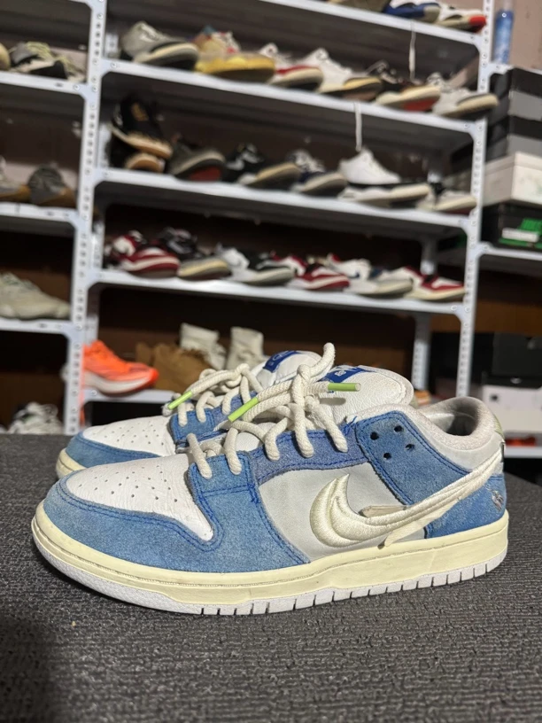 中古球鞋/43码/dunk 白蓝 栀子花 白兰花