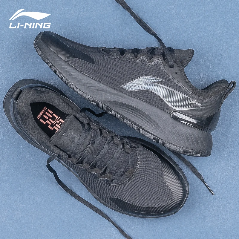 李宁经典越影Element运动跑鞋减震回弹网面休闲情侣款时尚跑步鞋