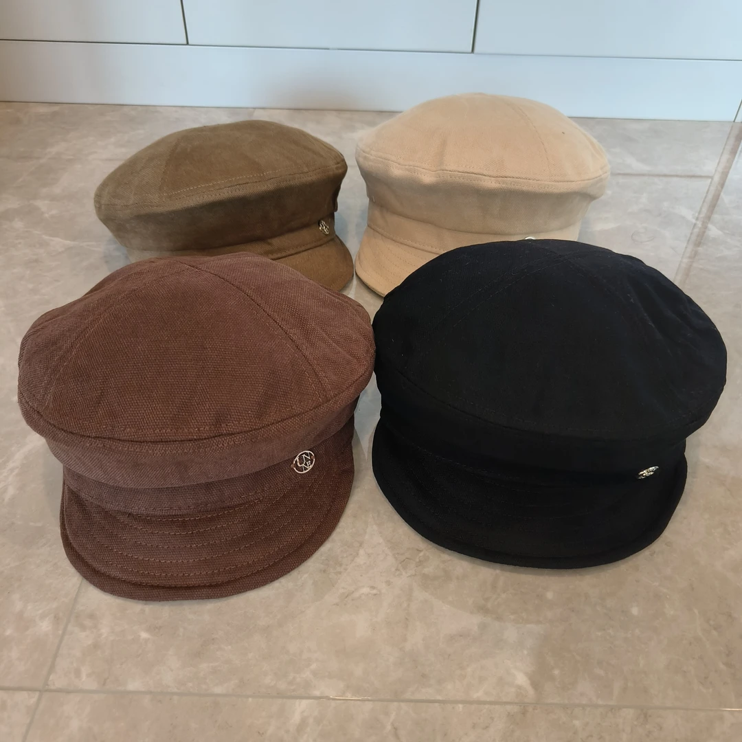 【尚雅美】多种戴法压舌军帽贝蕾