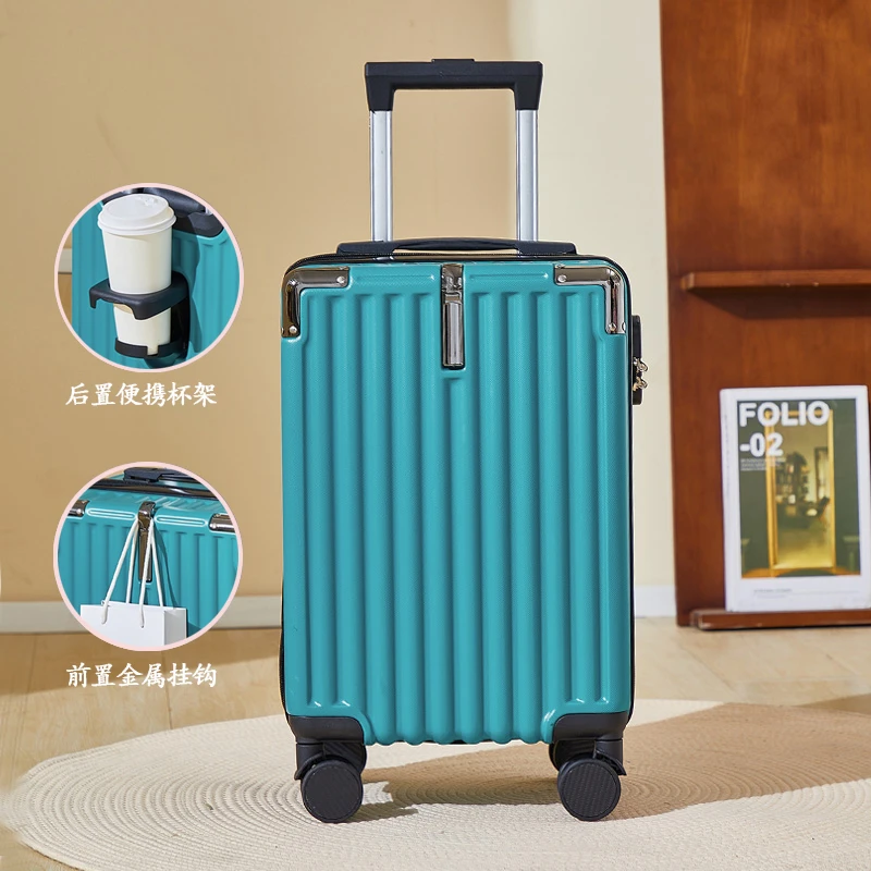 行李箱女2024新款拉杆箱登机20寸24小型旅行密码皮箱子静音万向轮