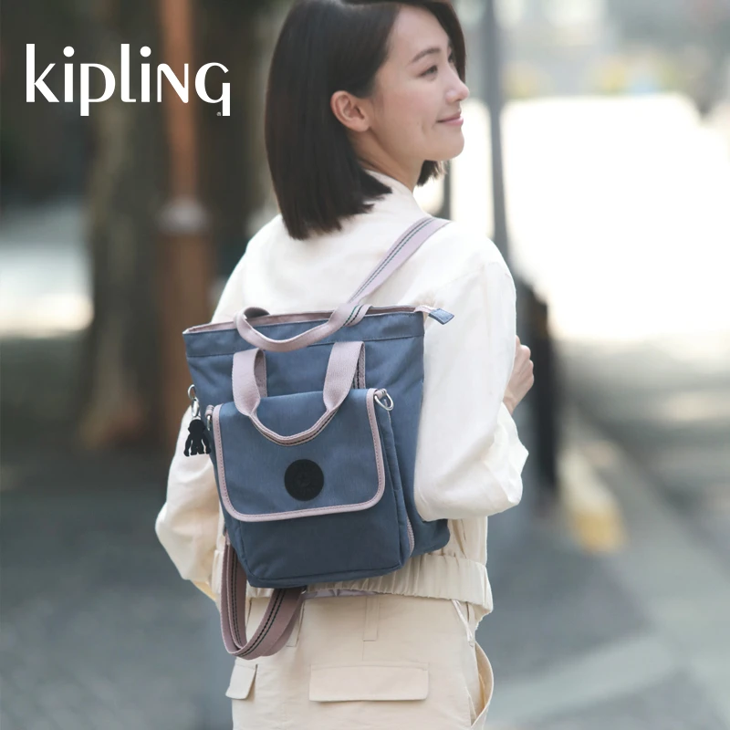 kipling女款24新款经典休闲轻便防泼水时尚书包双肩包|VATCHE