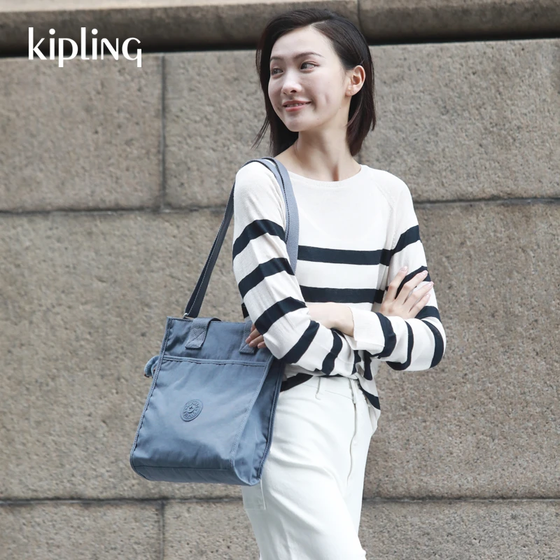 kipling轻便帆布包时尚潮流单肩包休闲托特包斜挎包|INARA系列