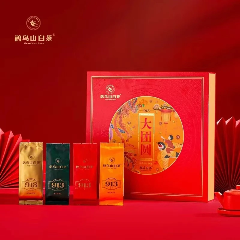 鹳鸟山白茶福鼎管阳核心产区大团圆白毫银针牡丹寿眉组合5g*30泡