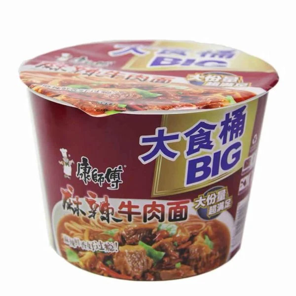 康师傅 大食桶麻辣牛肉面 148g/桶