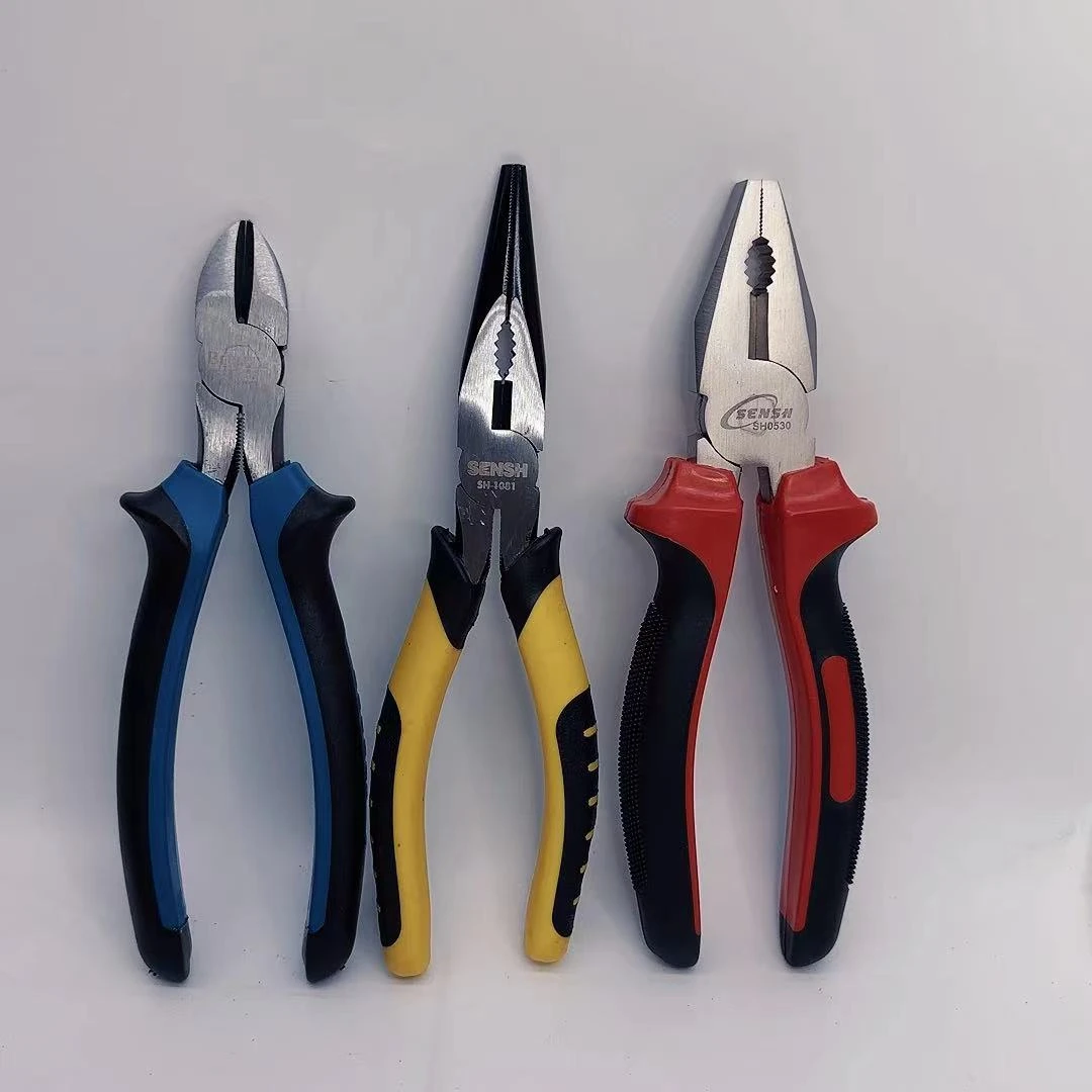 老虎尖嘴斜口钳三把