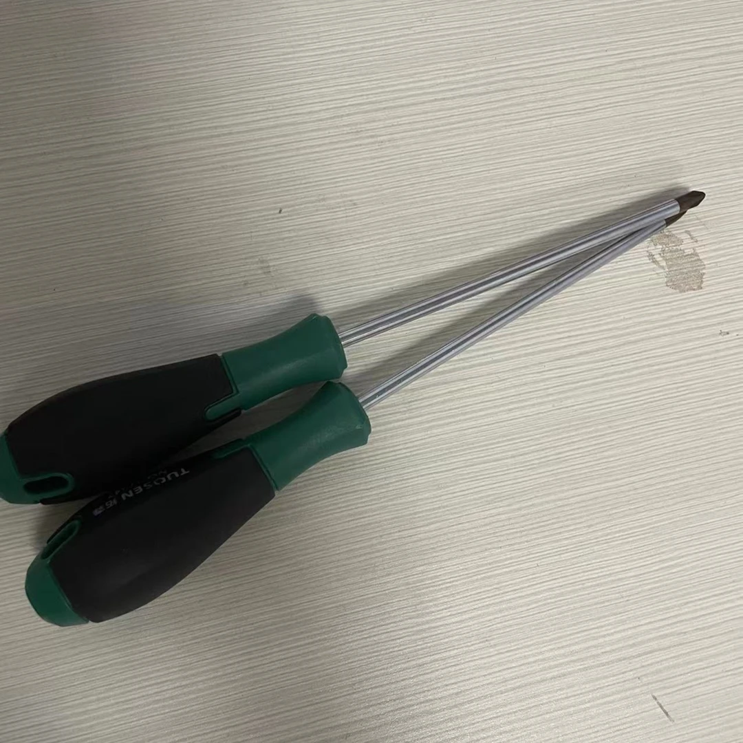 （达人专属）拓森穿心螺丝刀工业级螺丝刀带磁梅花十字一字改锥