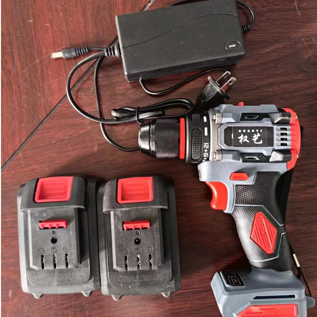 无刷锂电钻手电钻两电一机