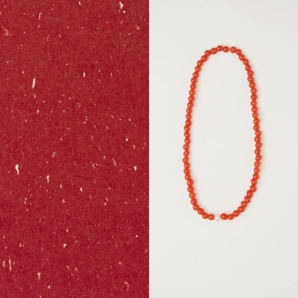 天然原矿南红·小米珠·珍珠红绳手串