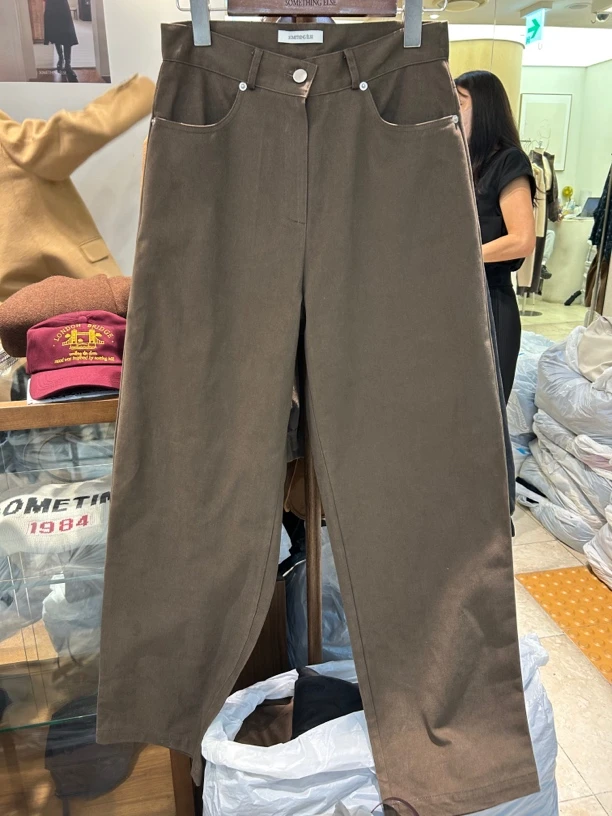 现韩国东大门女装2025秋冬新款牛仔裤女034c