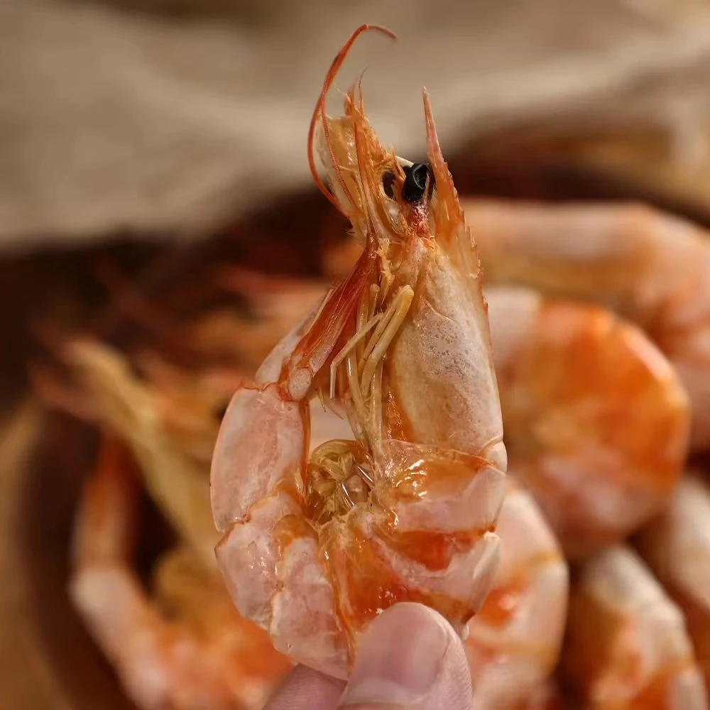 烤虾中号九节虾干 即食风干虾干 海鲜零食无添加剂