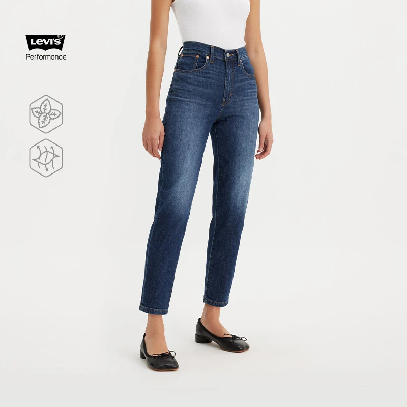 Levi's李维斯冰酷系列女士美式怀旧复古男友风牛仔长裤85873-0130