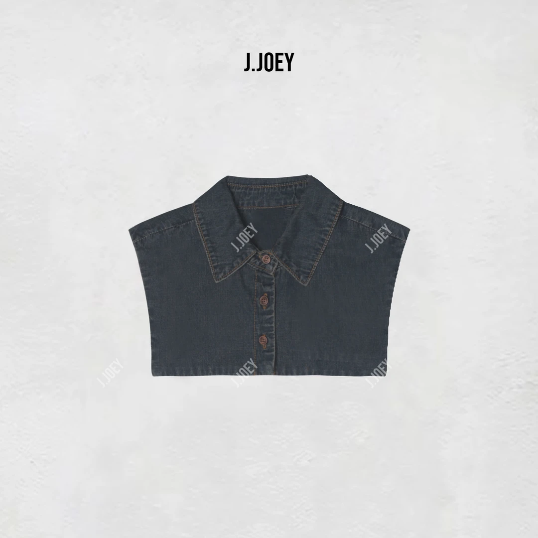 J.JOEY 百搭复古牛仔马甲新款宽松背心坎肩外搭0787