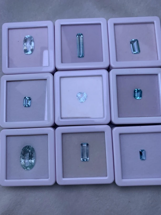 新疆珠宝批发海蓝宝石介面（多样性发货发其一）