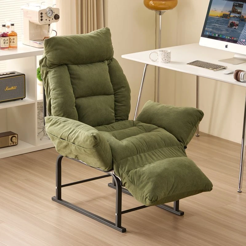 躺椅办公室午休午睡折叠床家用休闲可躺可坐两用电脑椅懒人沙发椅