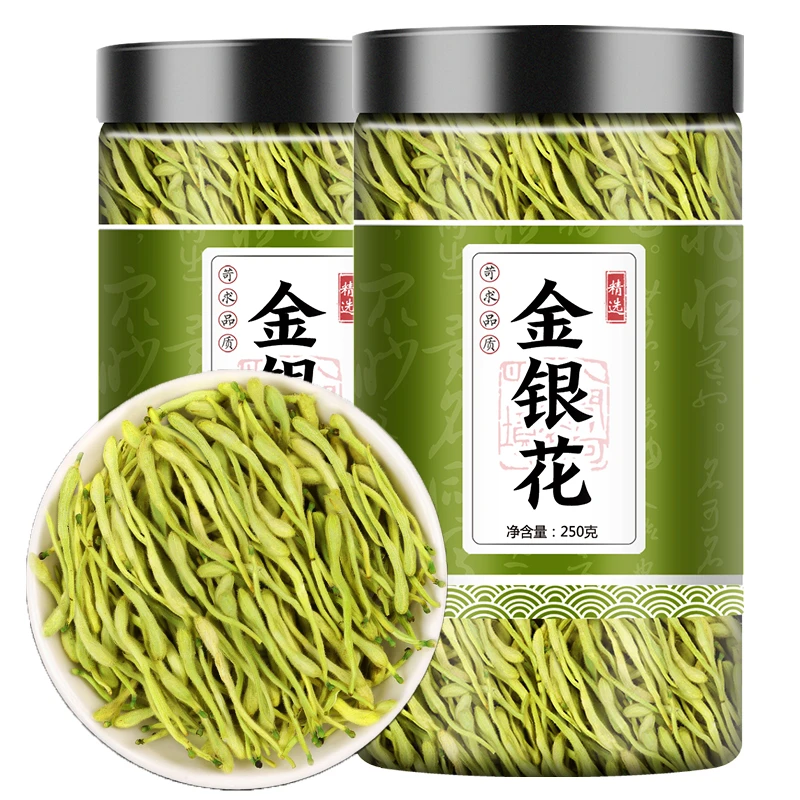 金银花茶叶菜特级正品干菊花散装清火去火野生养生凉茶茶叶250g