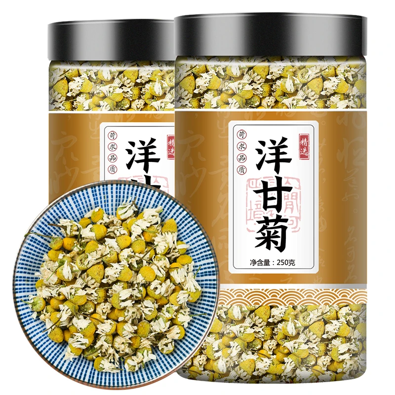 中药材洋甘菊250g正宗叶菜干花茶洋甘菊粉花蕾泡茶泡水 传统美味