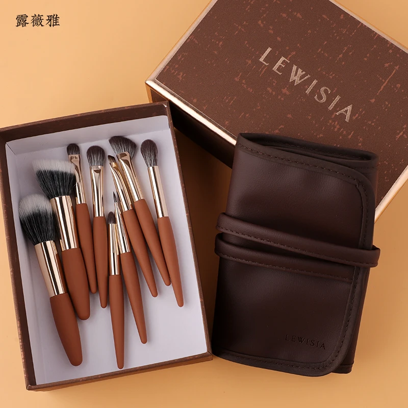 【亚当】露薇雅巧克力系列便携款9支套刷多功能迷你高颜值组合