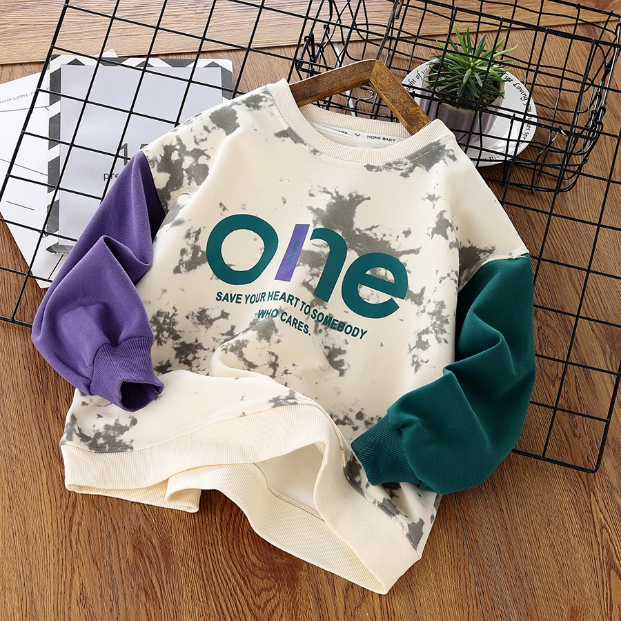 【直播专属】儿童卫衣新款男童春秋季节上洋气休闲中大打底套头宽松