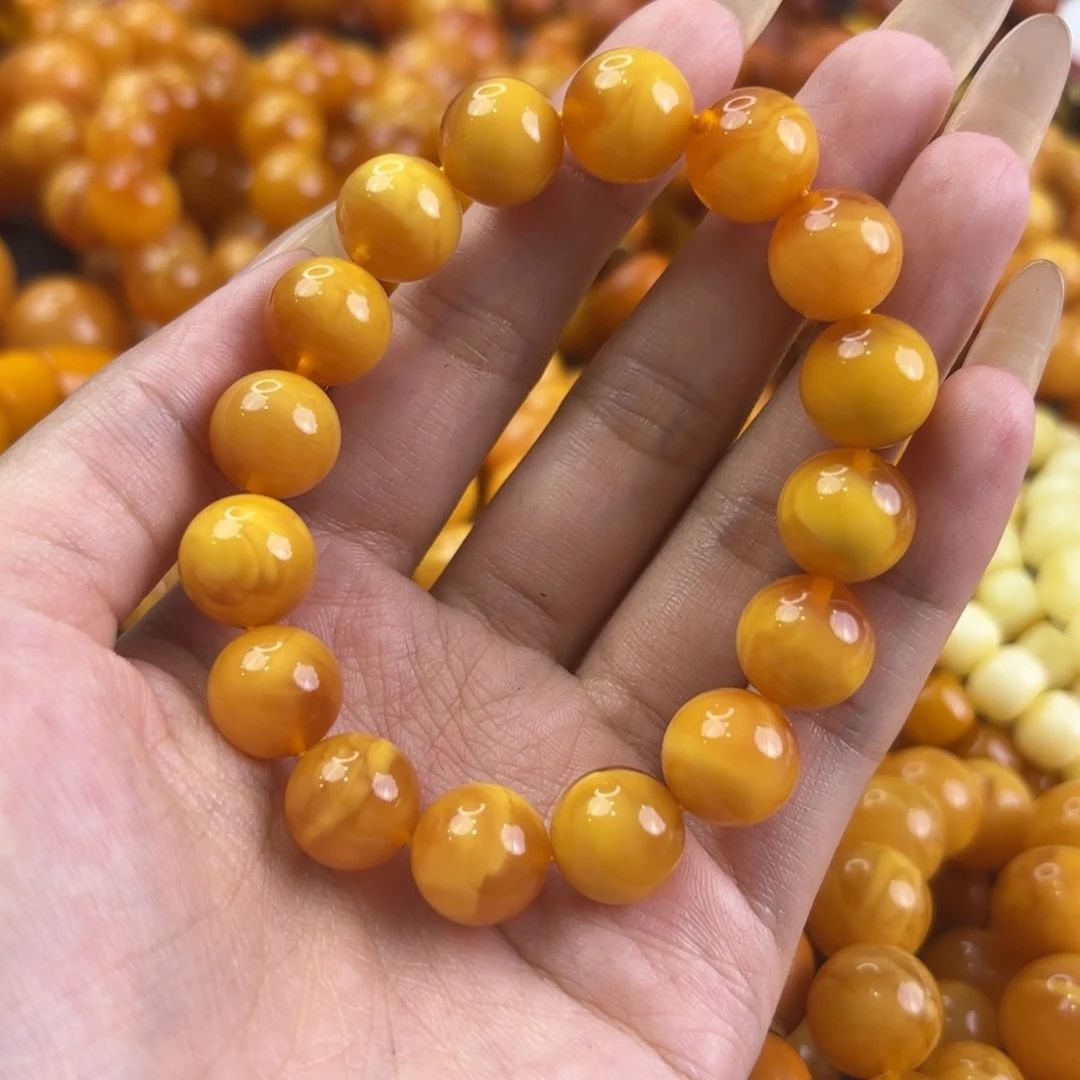 蜜蜡手链未镶嵌蜜蜡