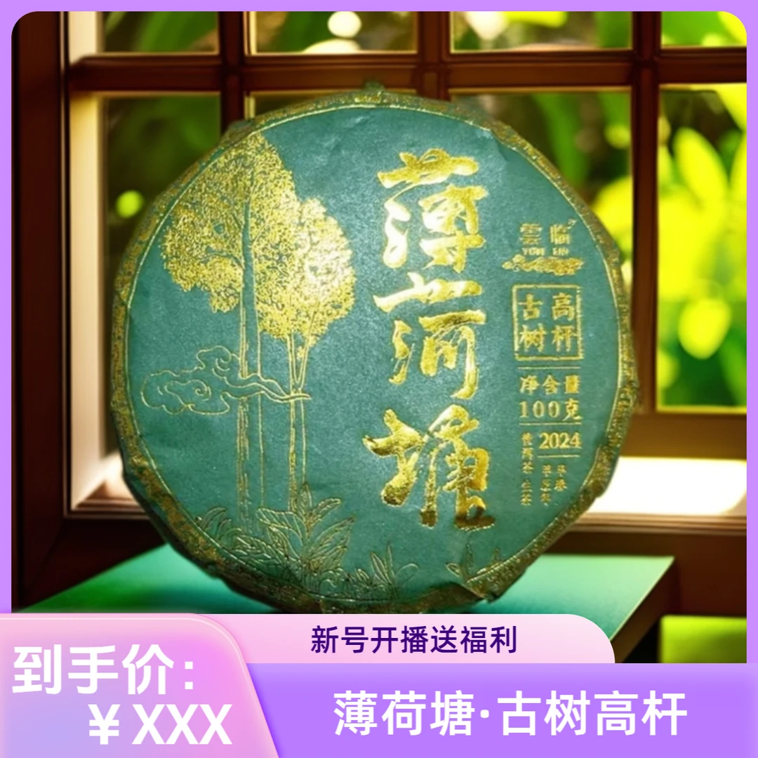 YUN LIN/雲临薄荷塘古树高杆云南普洱茶生茶紧压茶