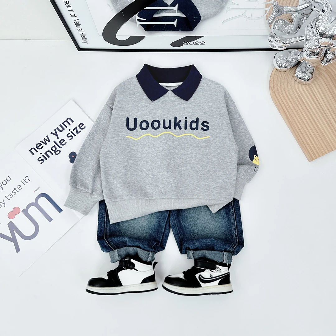 儿童卫衣长袖2024新款秋装男童春秋上衣 D-HZ24689 悠悠童话童装