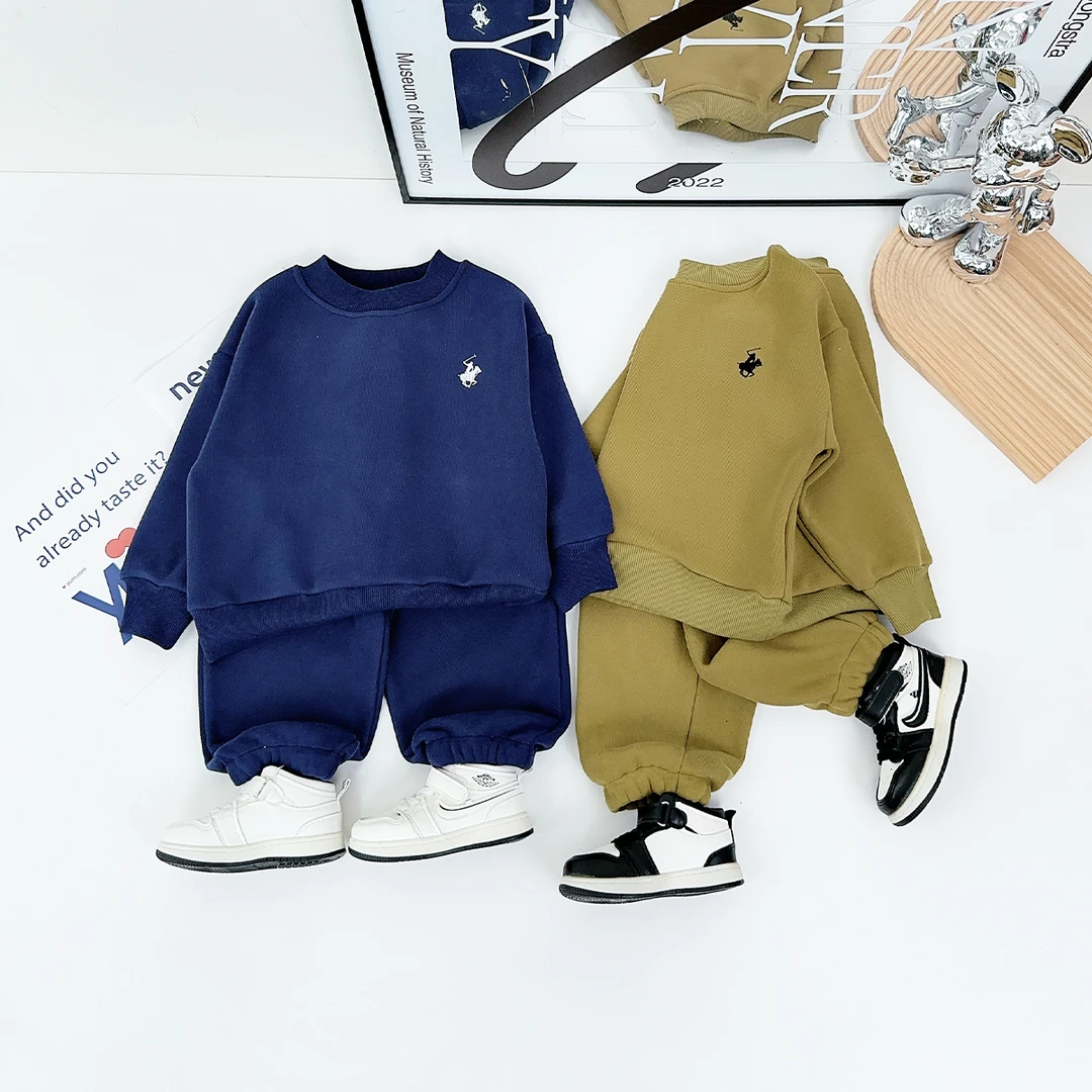 男童套装加厚2024新款秋冬装儿童两件套 D-HZ241373 悠悠童话童装