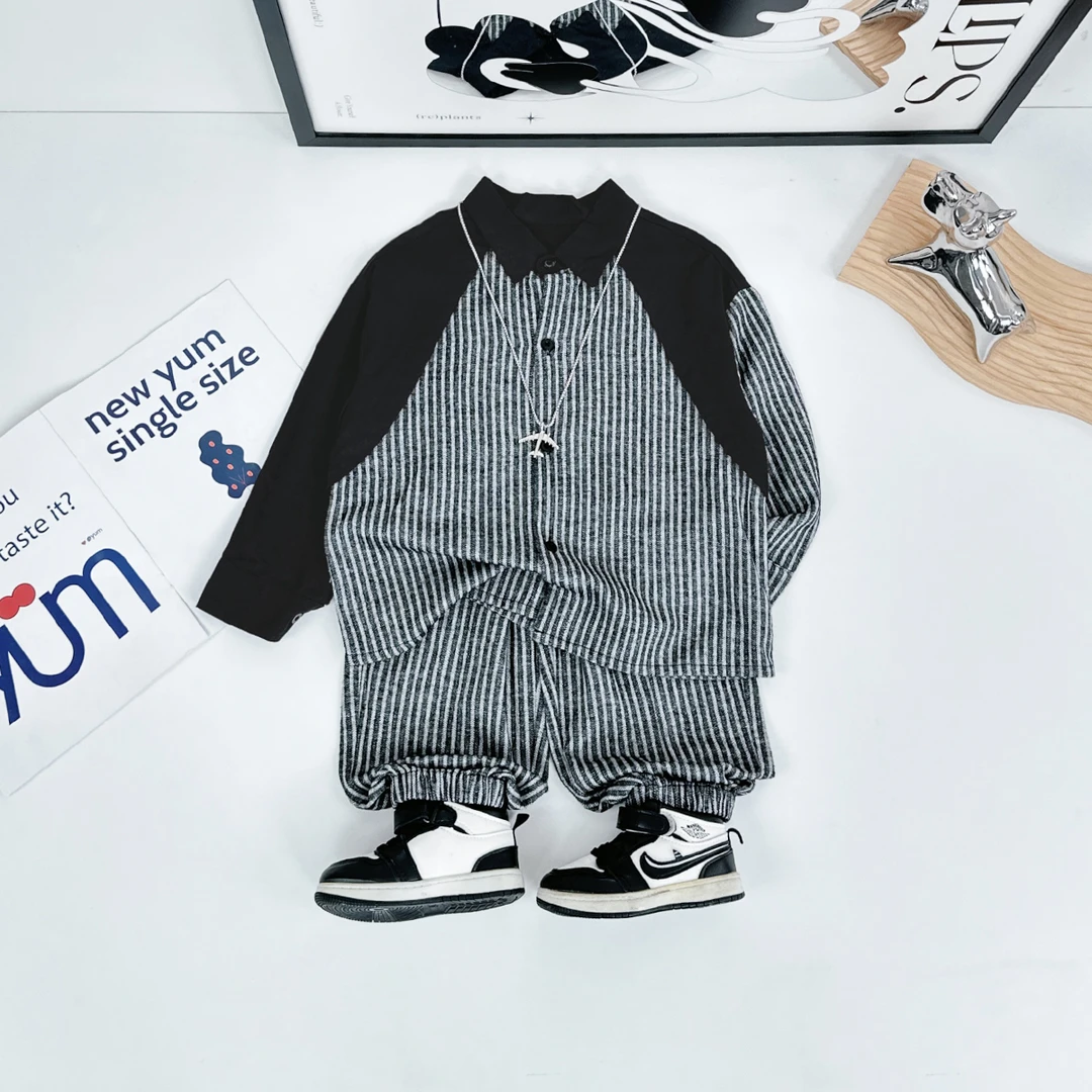 男童秋套装2024新款秋装儿童春秋季两件套 D-YC6857 悠悠童话童装