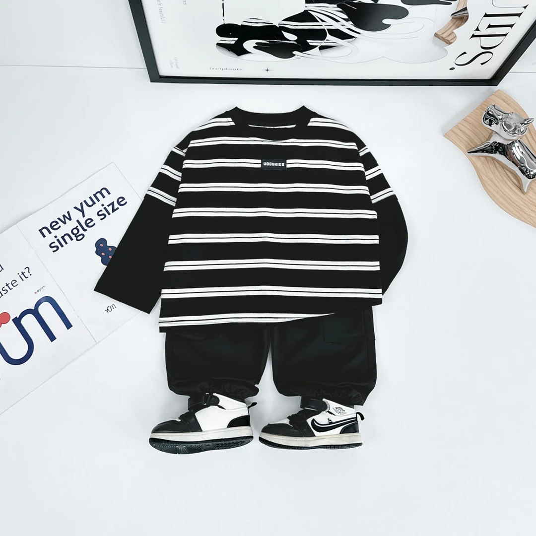 男童套装2024新款秋装儿童春秋季两件套 D-HZ241069 悠悠童话童装